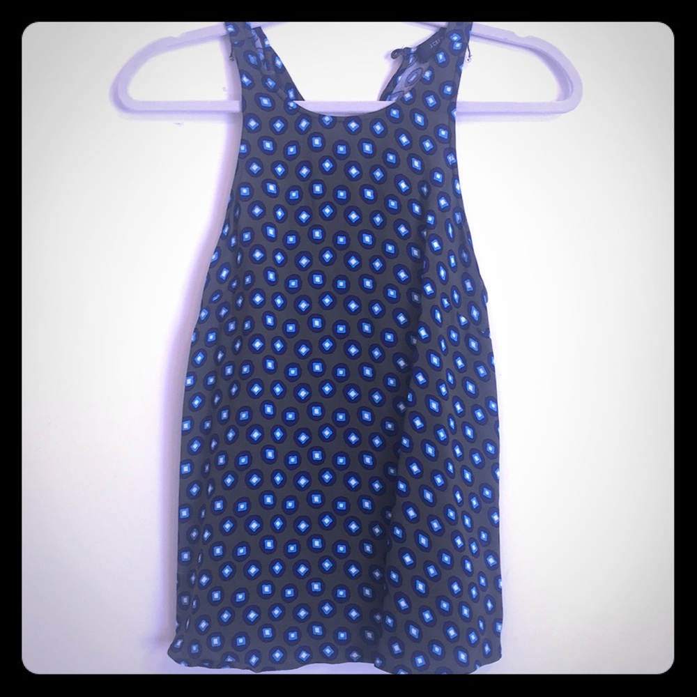 J Crew Olive Dotted Top